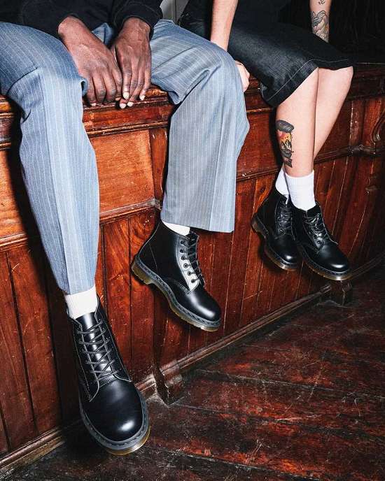 Botas Originales Dr. Martens 101 Smooth Hombre Negros MX-06735